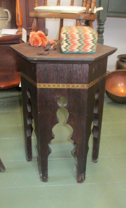 Arts and Crafts Oak Plant Stand or Small Side Table