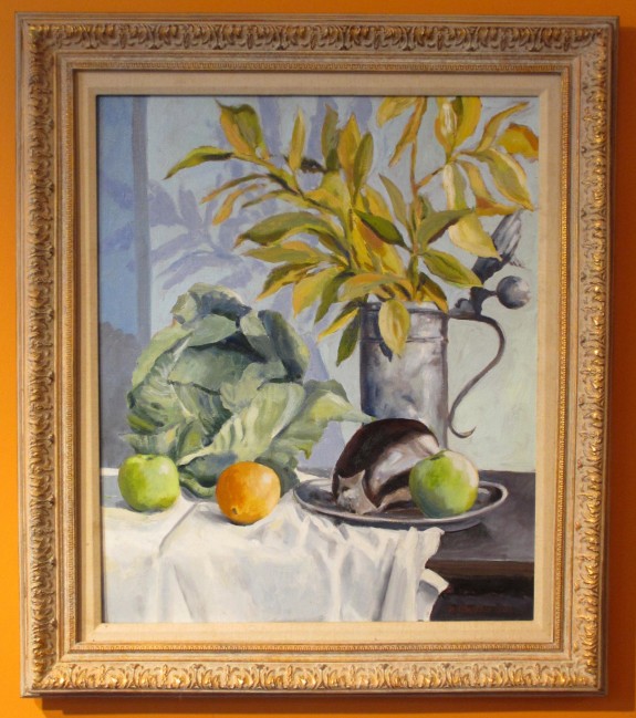 Still Life with Cabbage, Oil on Canvas