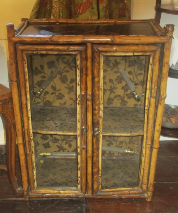 c1880 English Liberty & Co. Bamboo Cabinets